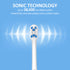 Periuță de dinți electrică sonică FiGGA® SONIC-S100 – 5 moduri, 4 capete, Alb