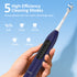 Periuță de dinți electrică sonică FiGGA® SONIC-S100 – 5 moduri, 4 capete, Mov