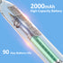 Periuță de dinți electrică sonică FiGGA® SONIC-S100 – 5 moduri, 4 capete, Alb