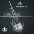 Duș bucal FiGGA® Oral-F101 – Irigator portabil profesional, 8 capete, 2500 mAh, 5 viteze, rezervor 300 ml, IPX7, Negru