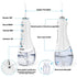Duș bucal FiGGA® Oral-F101 – Irigator portabil profesional, 8 capete, 2500 mAh, 5 viteze, rezervor 300 ml, IPX7, Alb
