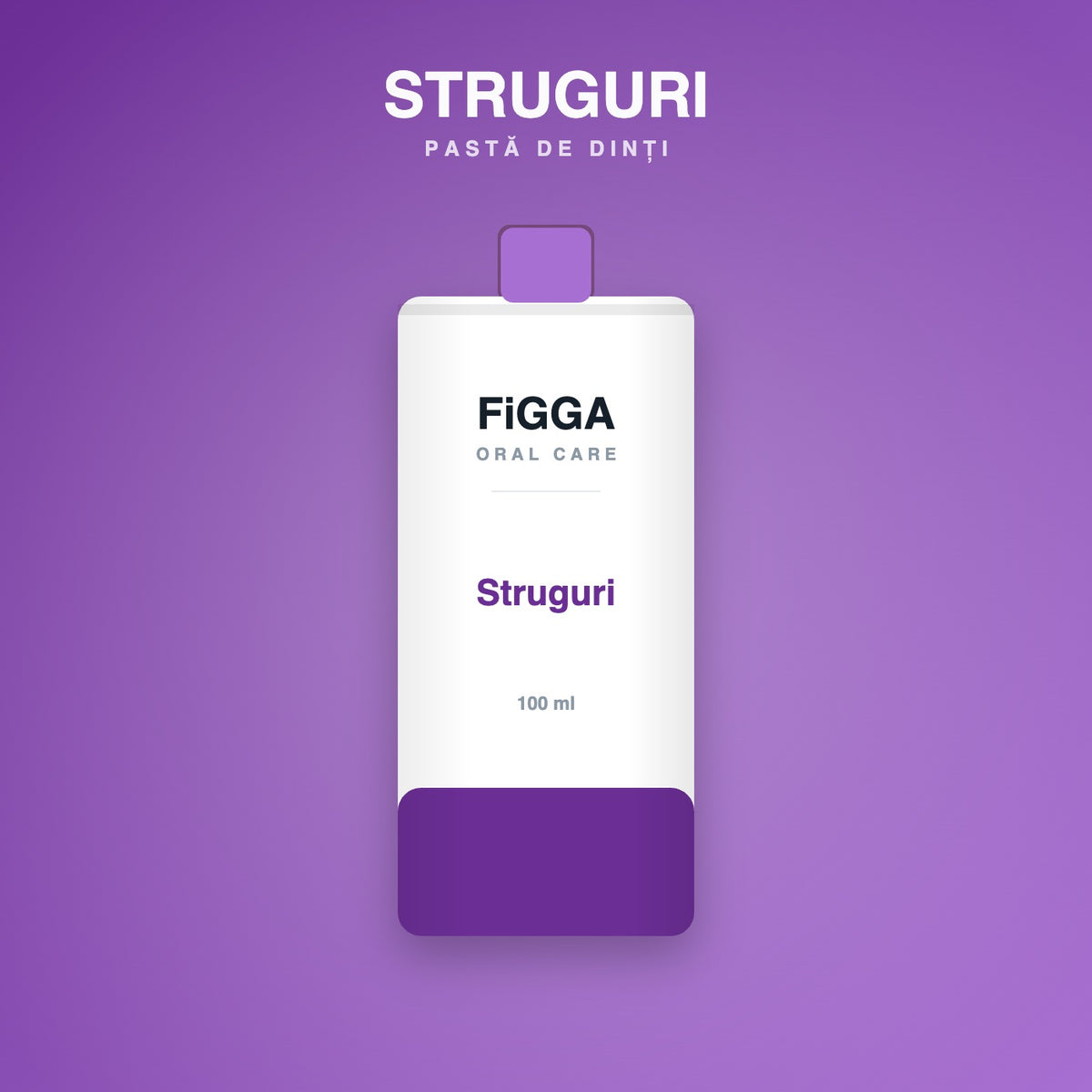 Pastă de dinți FiGGA cu aromă de struguri, tub de 100 ml