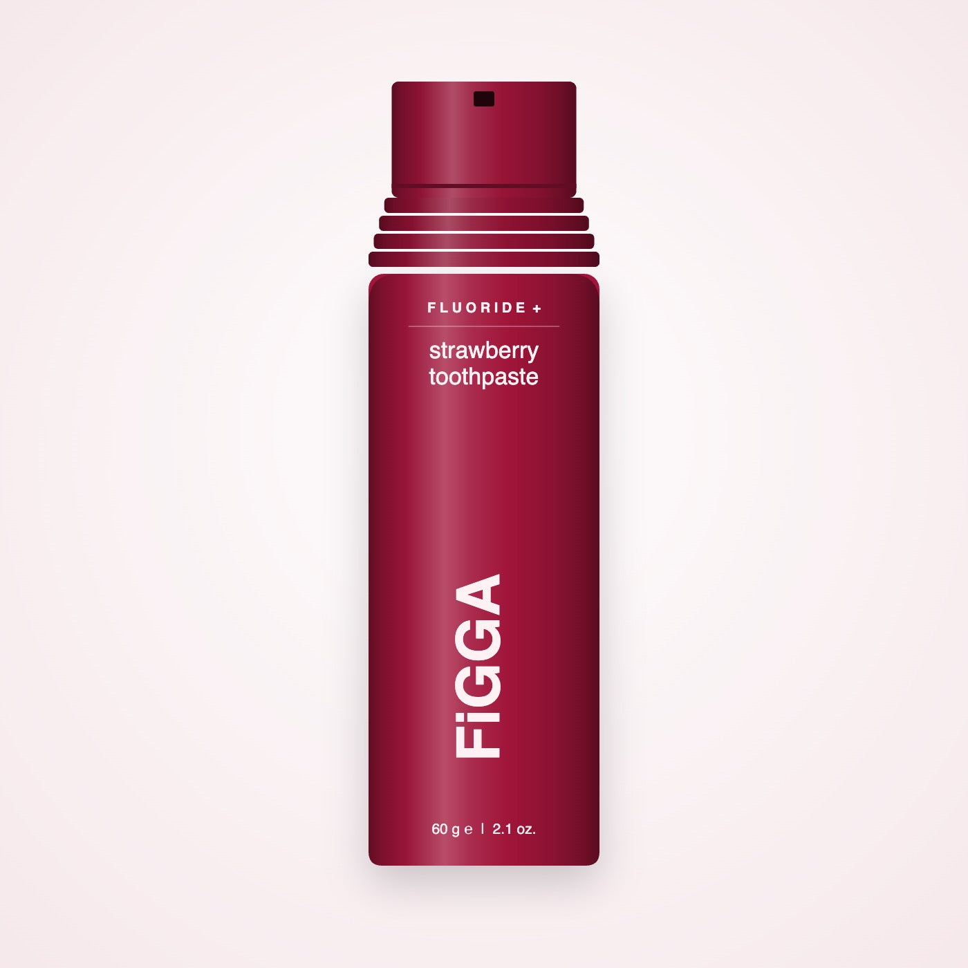 Pastă de dinți FiGGA cu aromă de strawberry, flacon 60 g