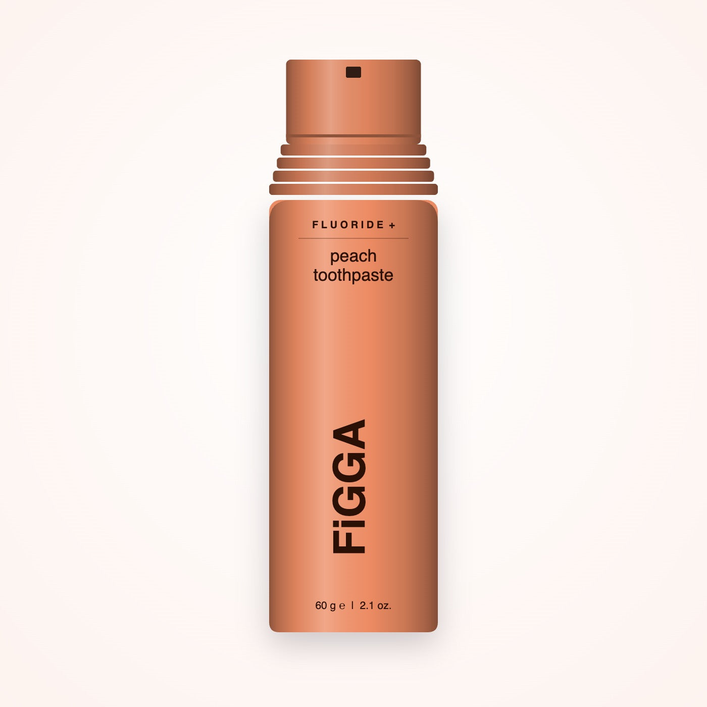 Pastă de dinți FiGGA cu aromă de peach, flacon 60 g