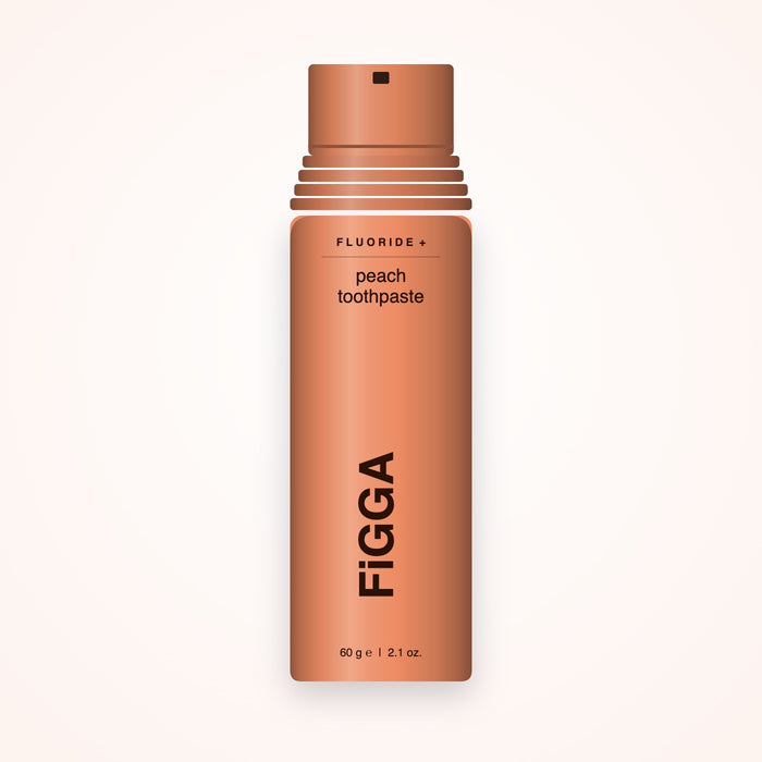 Pastă de dinți FiGGA cu aromă de peach, flacon 60 g