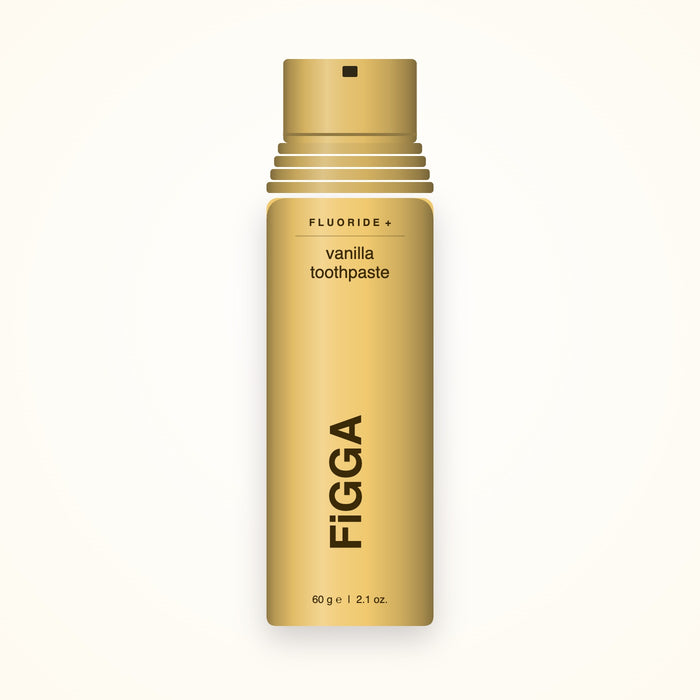 Pastă de dinți FiGGA cu aromă de vanilla, flacon 60 g