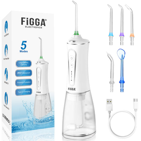 Irigator bucal FiGGA ORAL-F303 alb